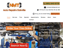 Tablet Screenshot of nmtoakville.com